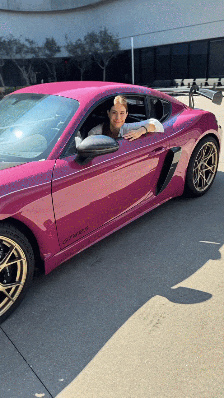 Enjoying Driving The Porsche 718 Cayman GT4 RS at the Porsche Experience Center in Atlanta