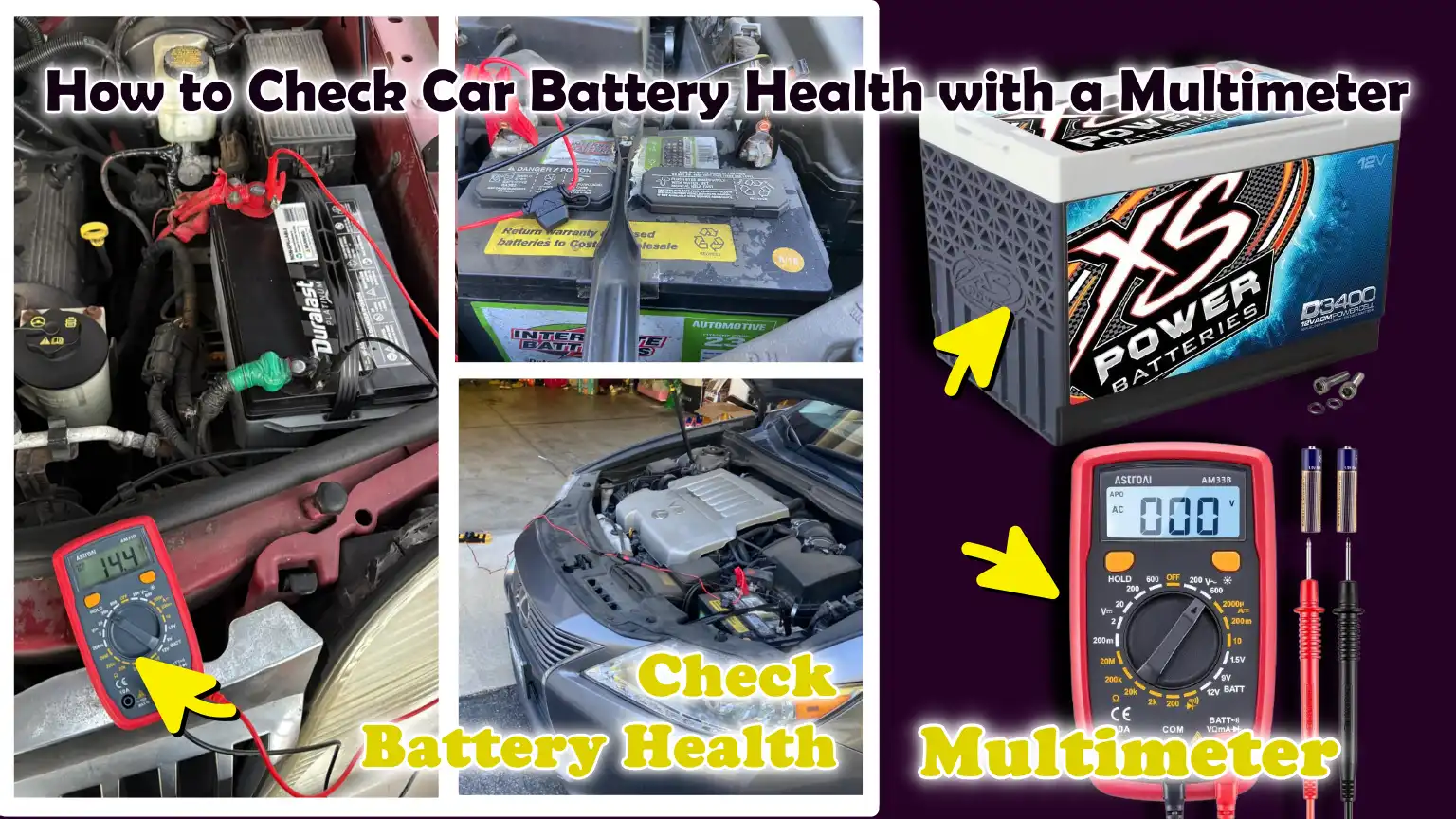 How to Check Car Battery Health with a Multimeter