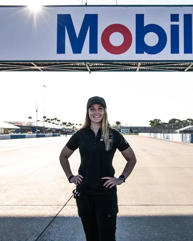 Sabré Cook at Racing Track