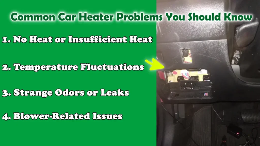 Common Car Heater Problems You Should Know