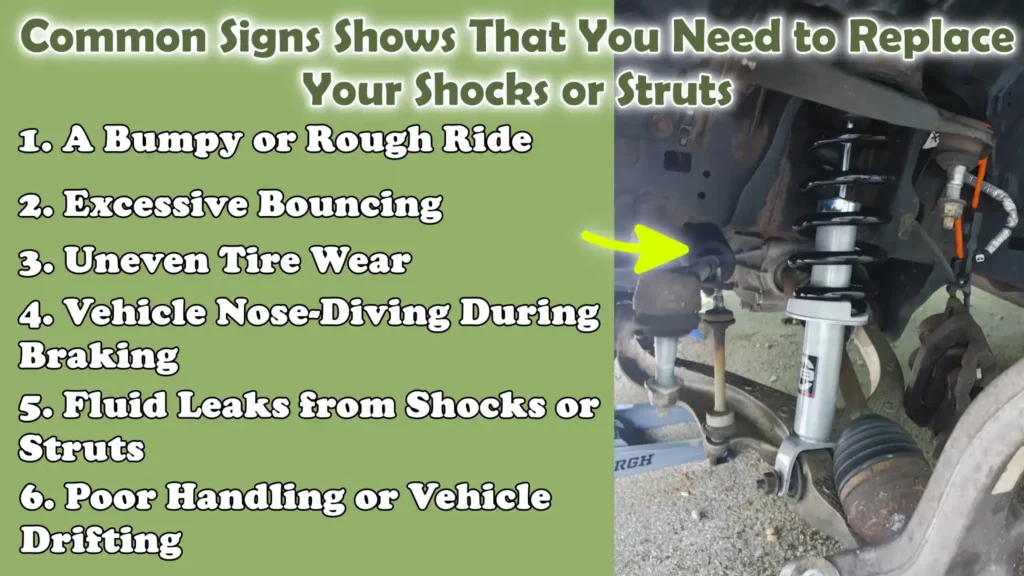 Common Signs Shows That You Need to Replace Your Shocks or Struts