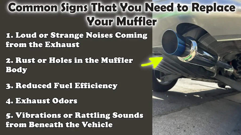 Common Signs That You Need to Replace Your Muffler