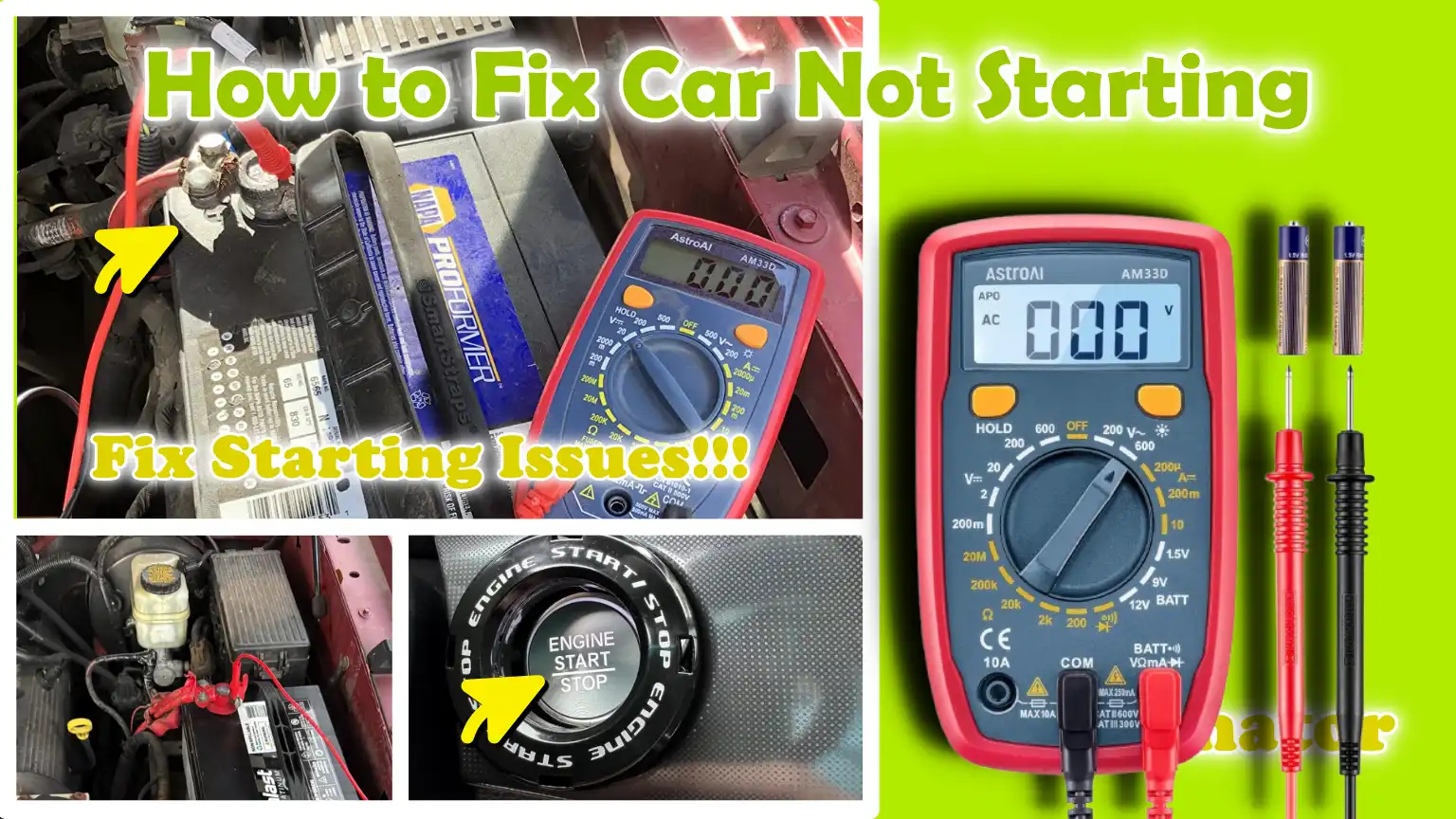 How to Fix Car Not Starting