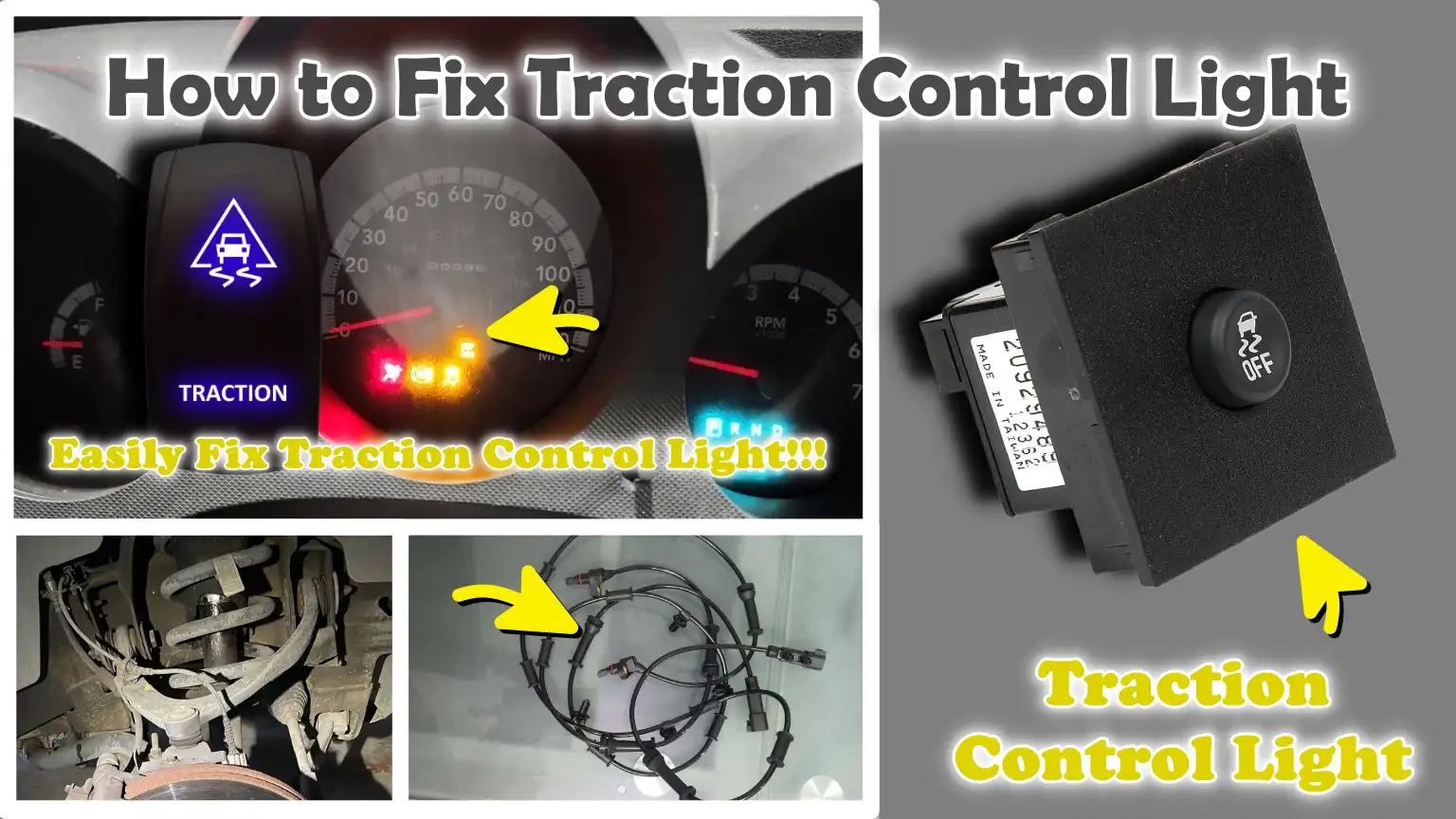 How to Fix Traction Control Light