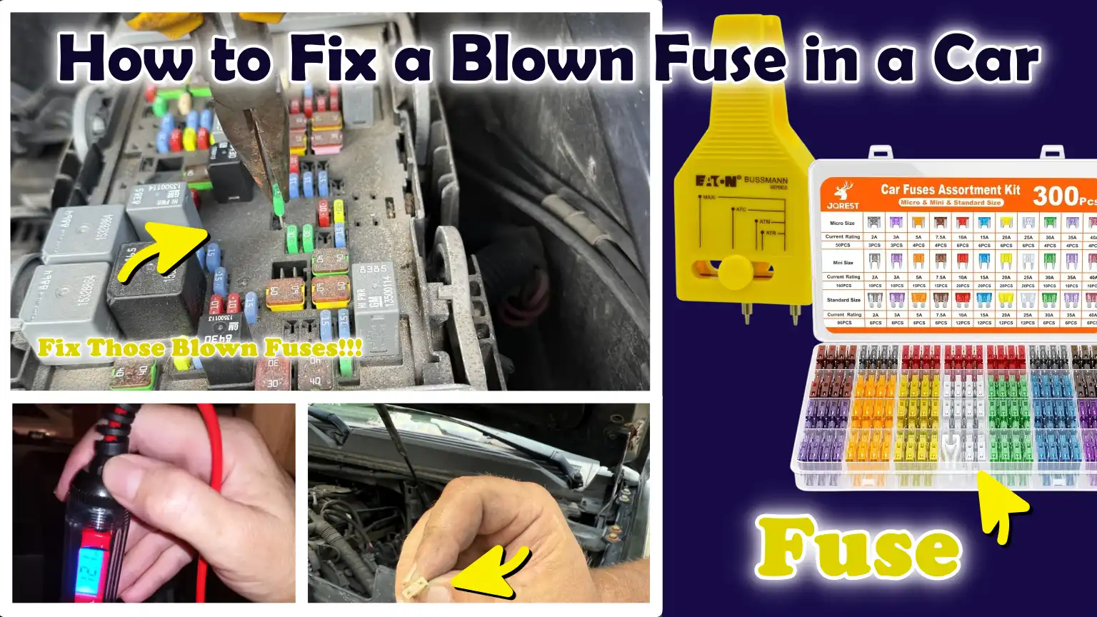 How to Fix a Blown Fuse in a Car