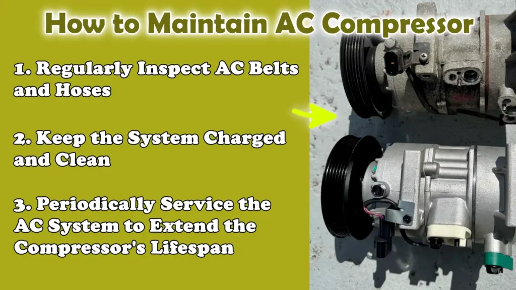 How to Maintain AC Compressor