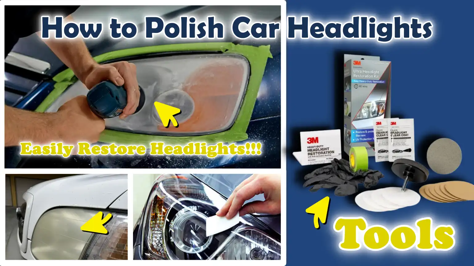 How to Polish Car Headlights