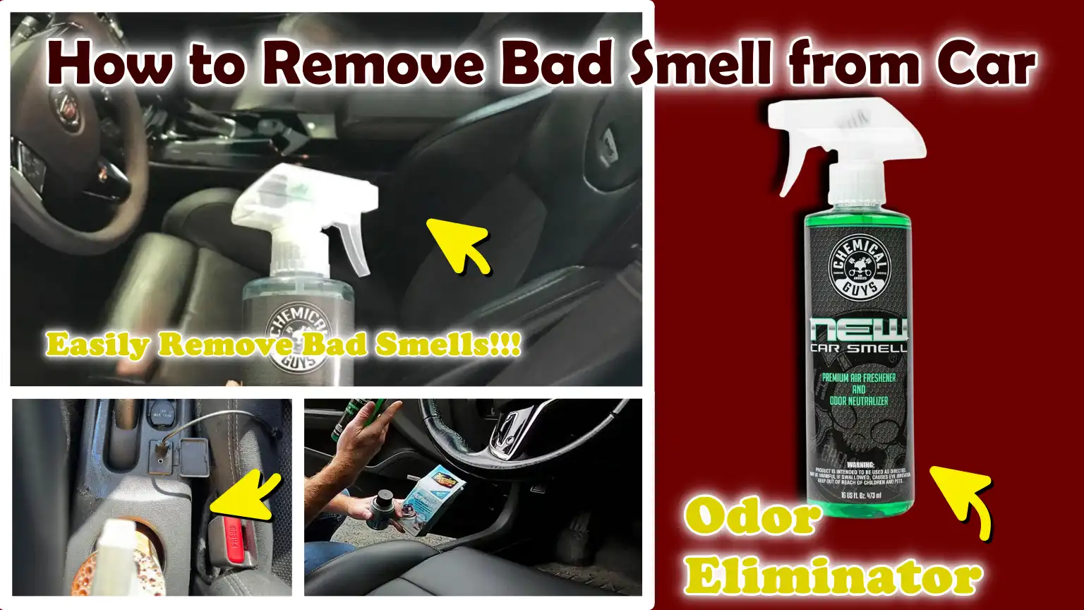 How to Remove Bad Smell from Car