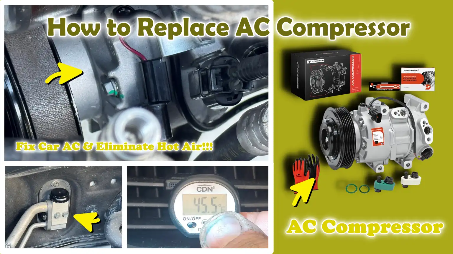 How to Replace AC Compressor