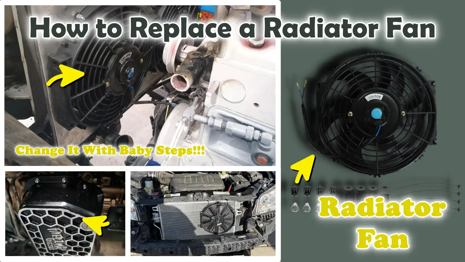 How to Replace a Radiator Fan