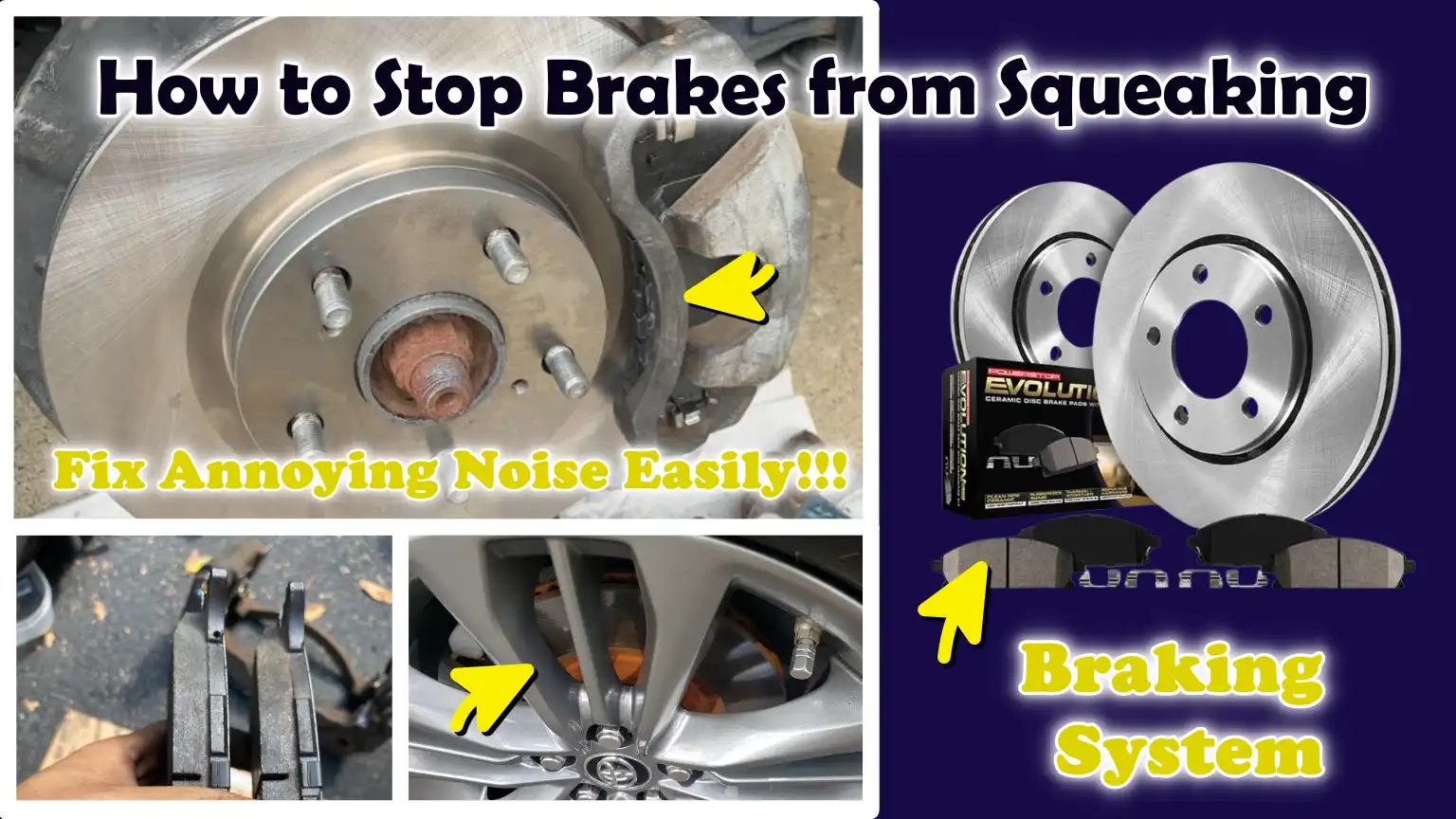 How to Stop Brakes from Squeaking