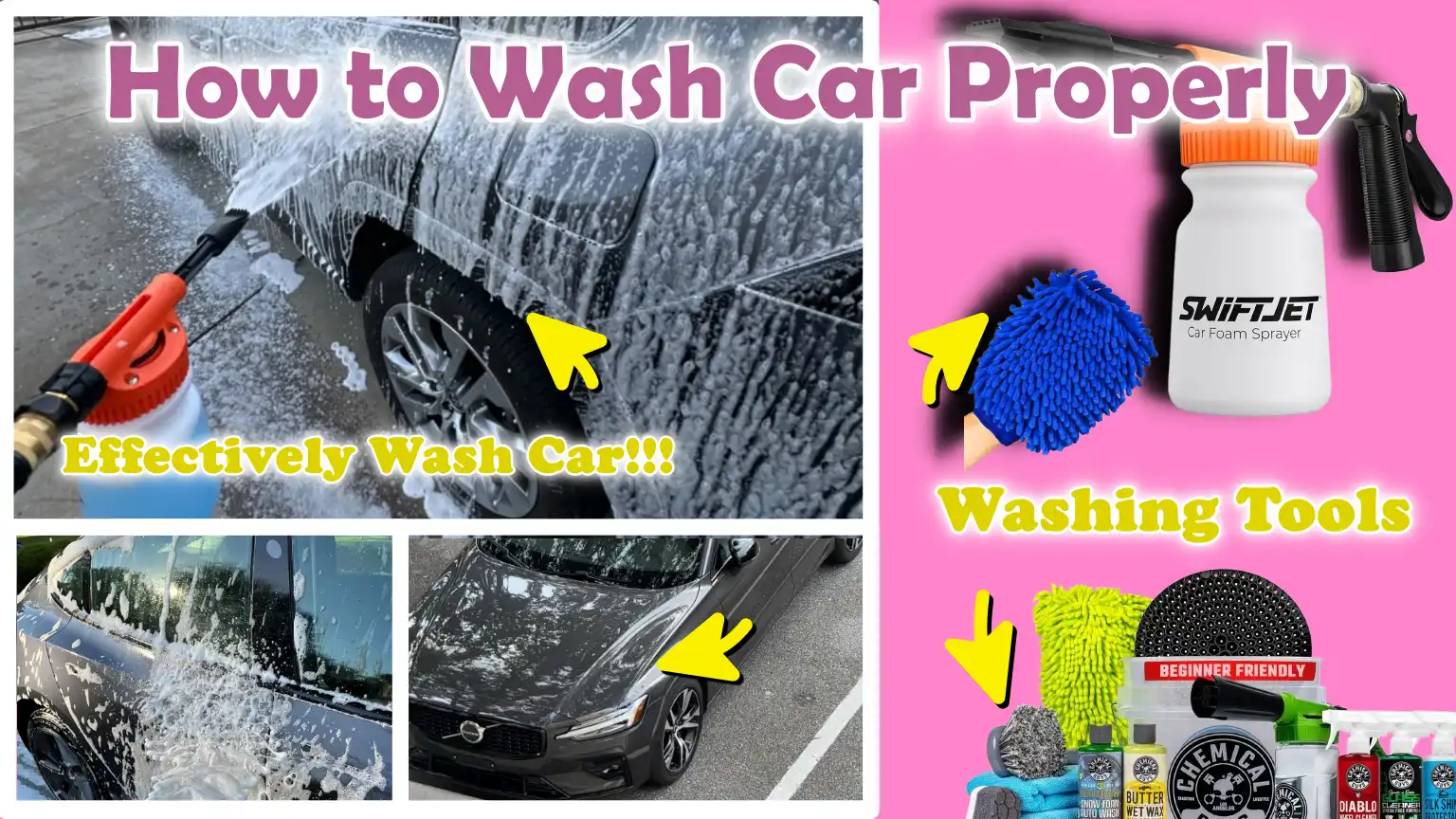How to Wash Car Properly