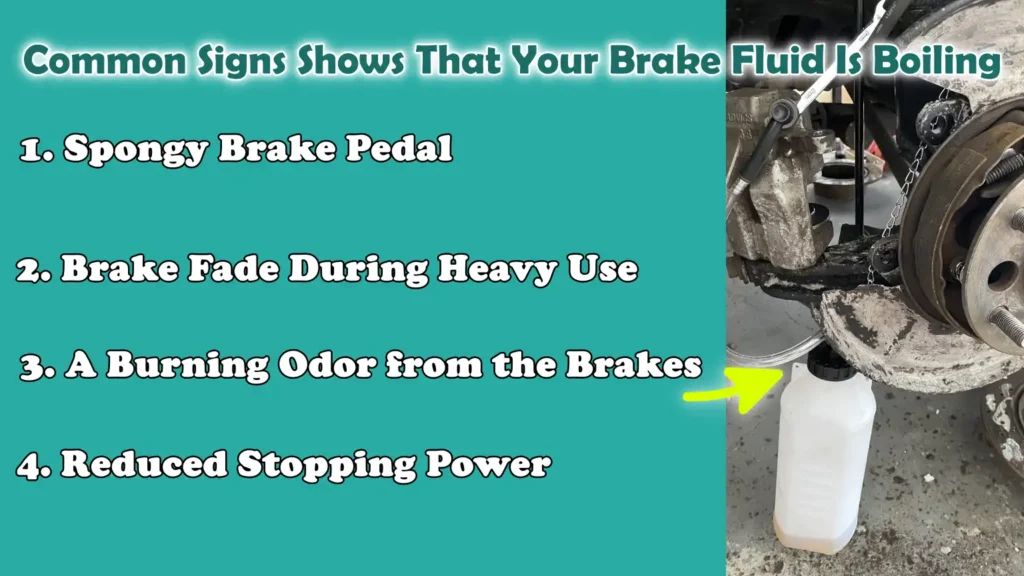Common Signs Shows That Your Brake Fluid Is Boiling