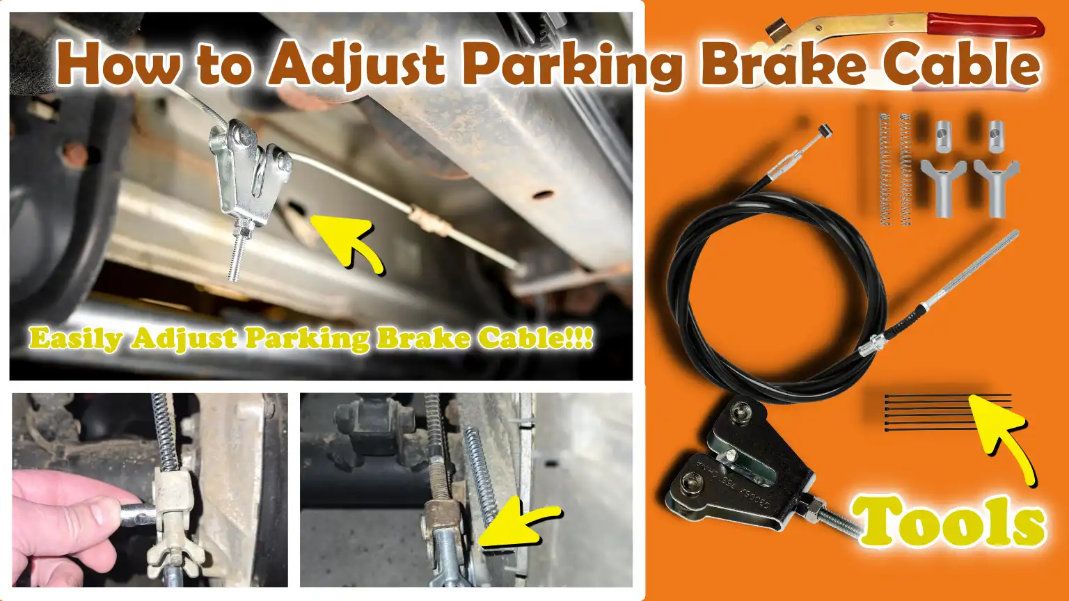 How to Adjust Parking Brake Cable