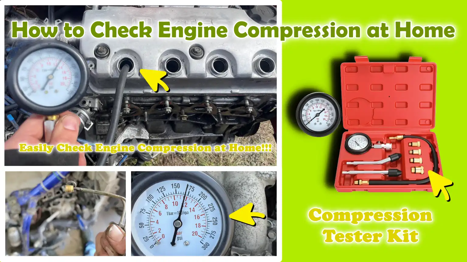 How to Check Engine Compression at Home