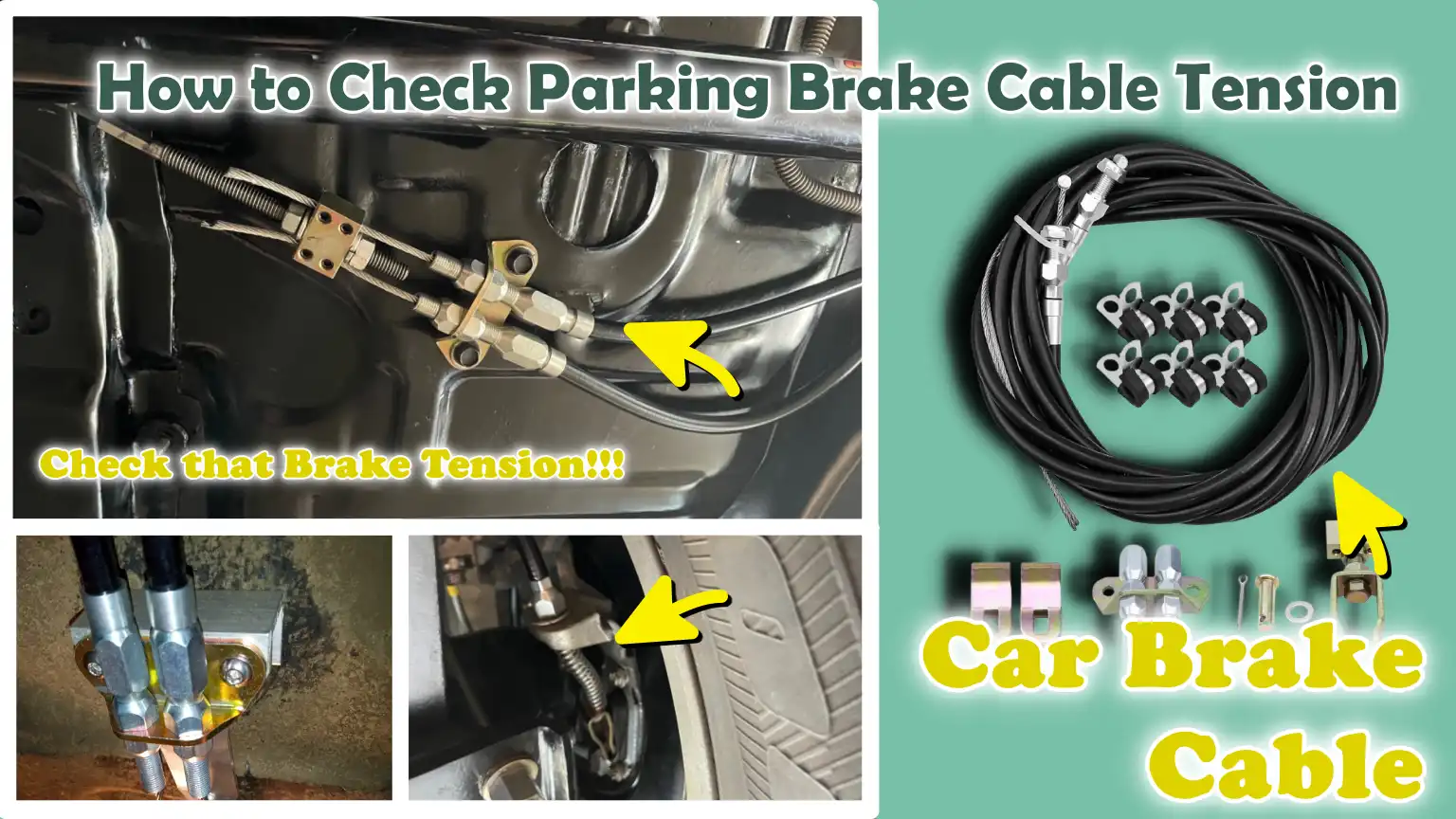 How to Check Parking Brake Cable Tension