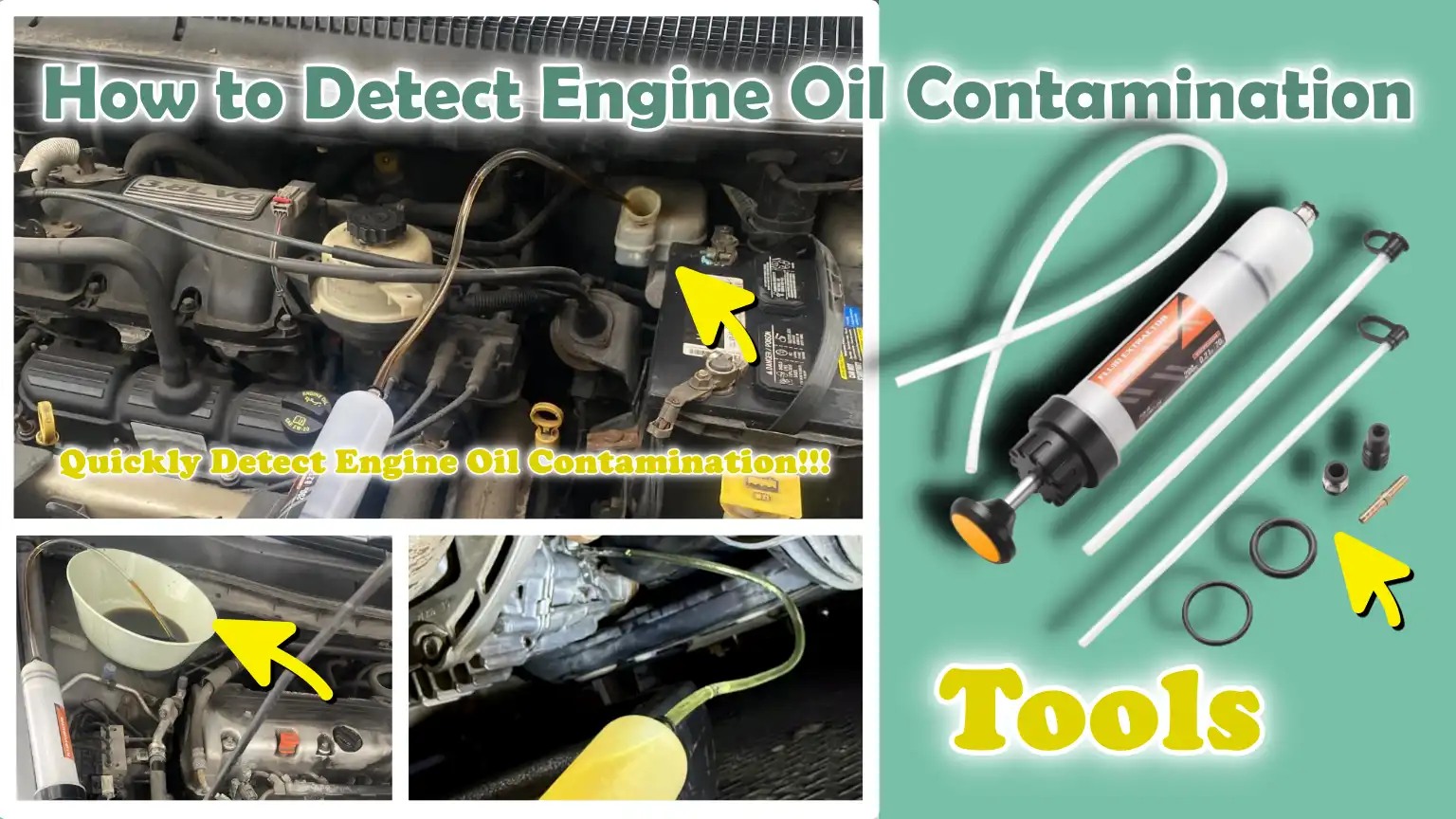 How to Detect Engine Oil Contamination