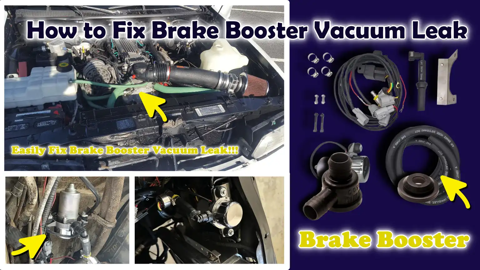 How to Fix Brake Booster Vacuum Leak
