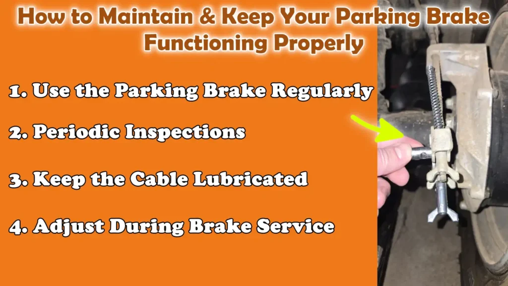 How to Maintain & Keep Your Parking Brake Functioning Properly