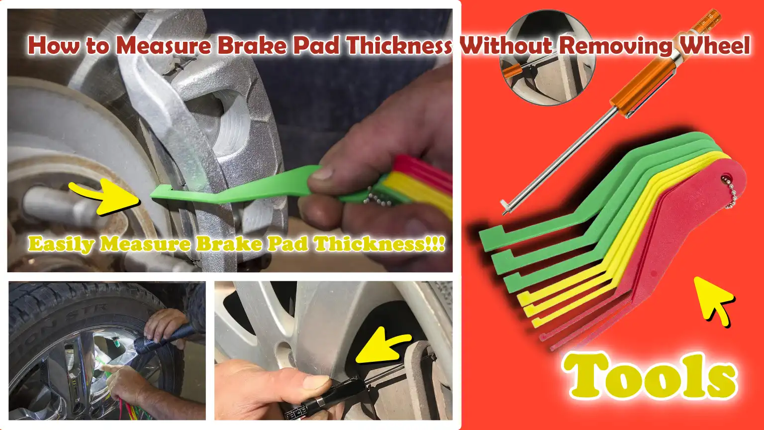 How to Measure Brake Pad Thickness Without Removing Wheel