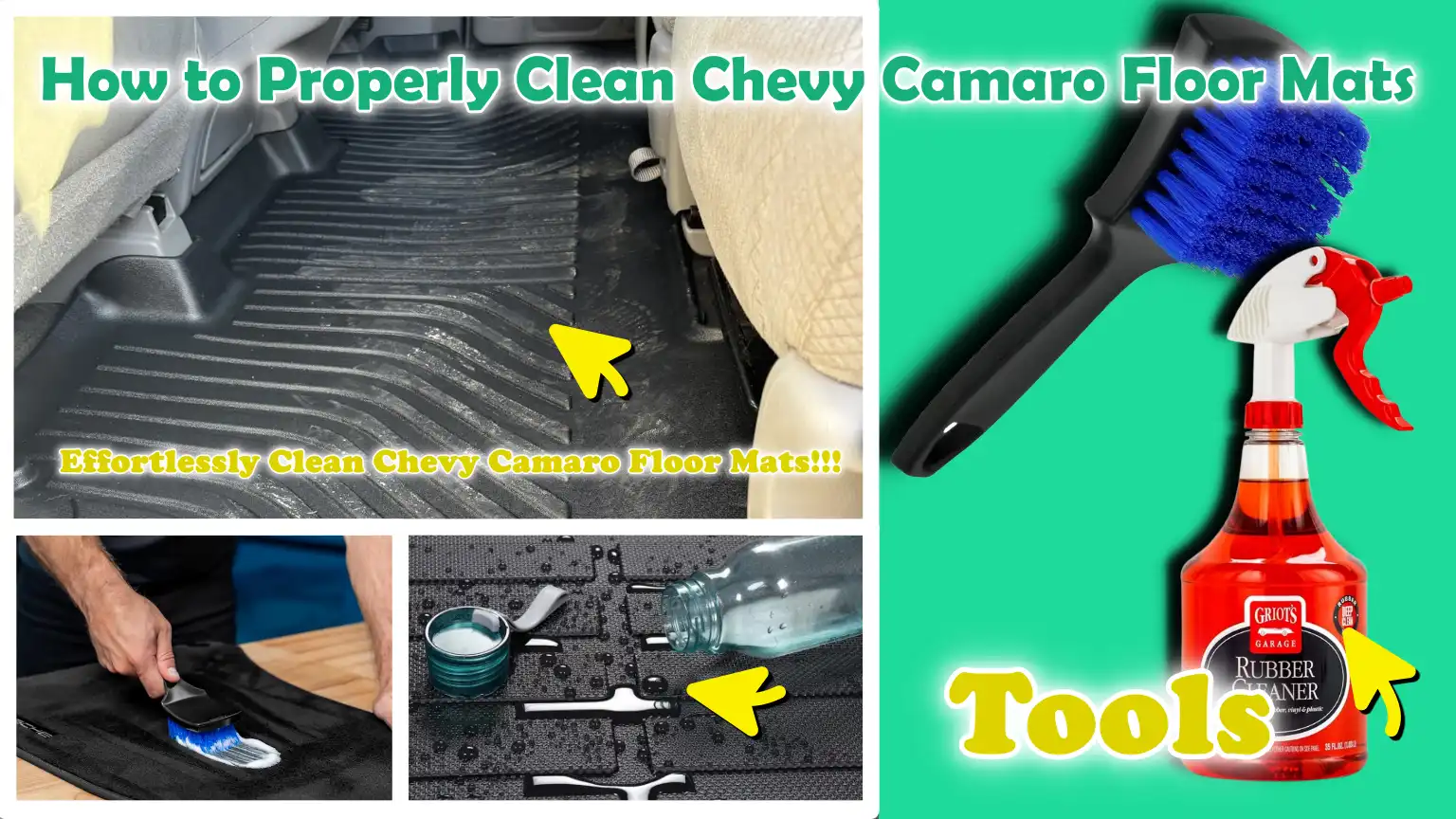 How to Properly Clean Chevy Camaro Floor Mats