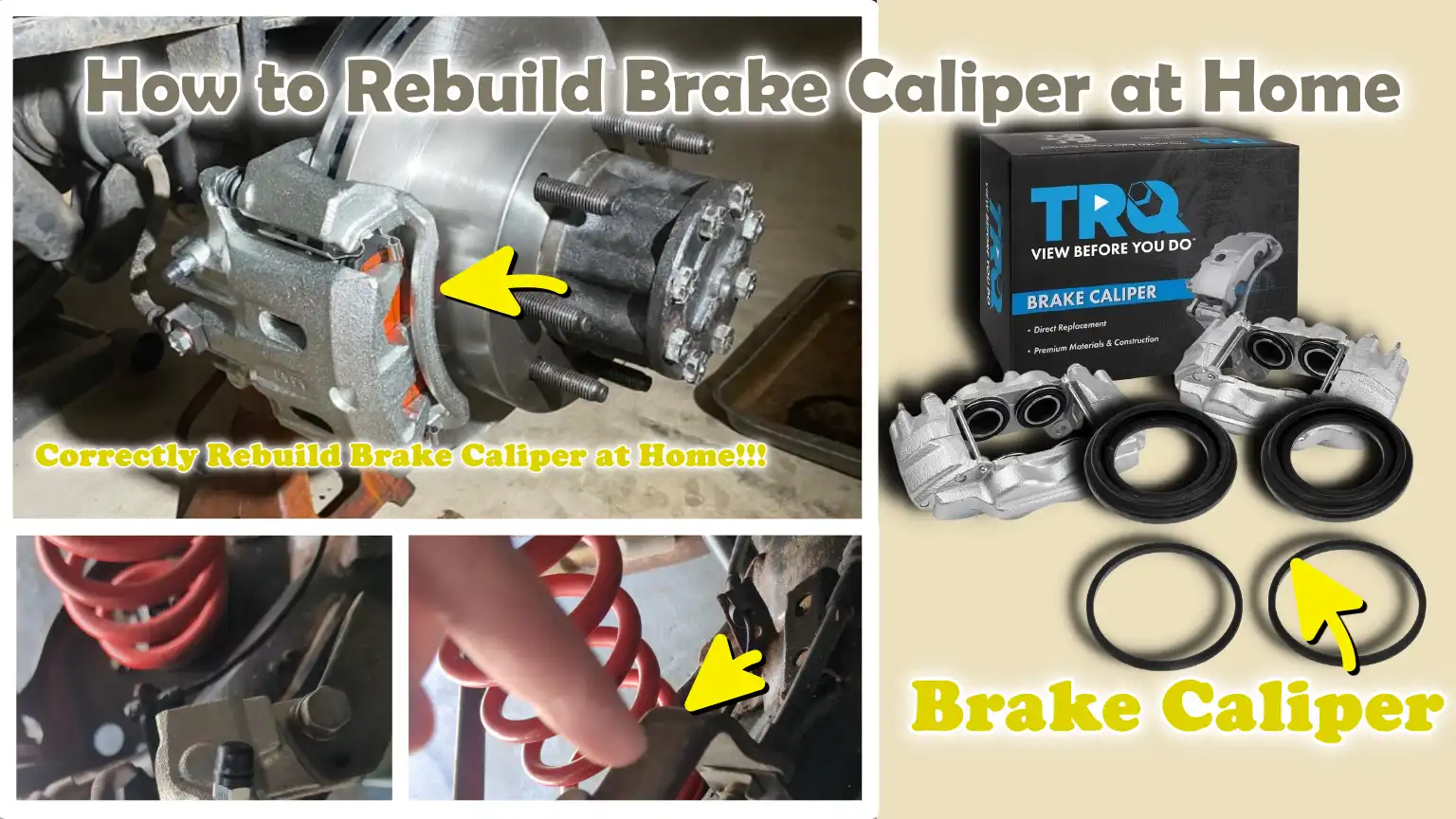 How to Rebuild Brake Caliper at Home