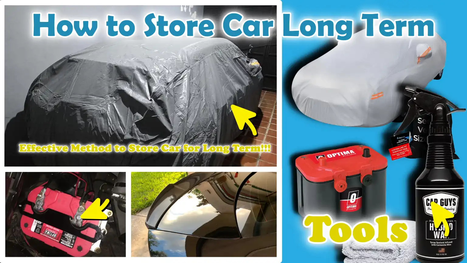 How to Store Car Long Term