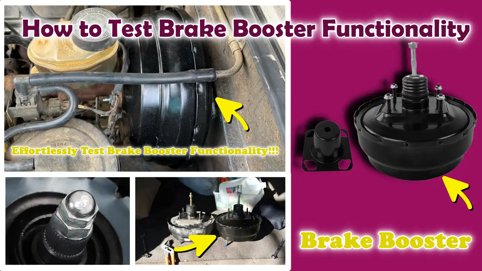 How to Test Brake Booster Functionality