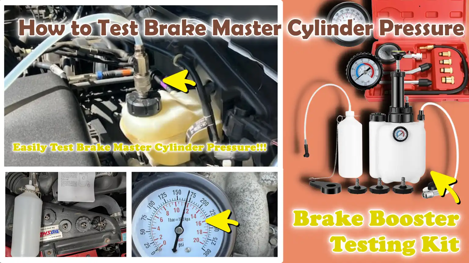 How to Test Brake Master Cylinder Pressure