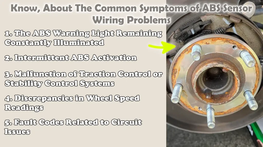 Know, About The Common Symptoms of ABS Sensor Wiring Problems