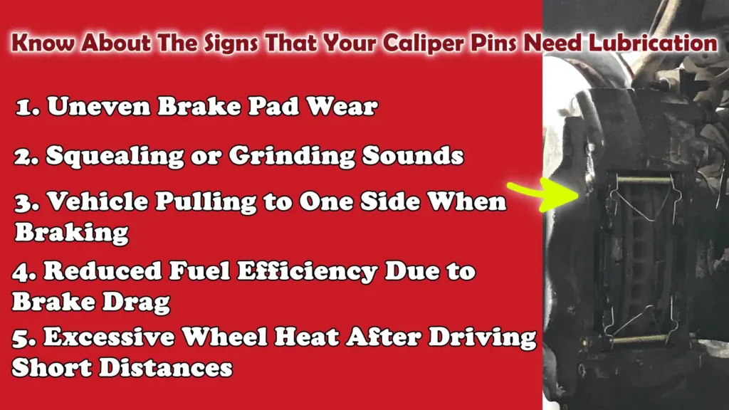 Know About The Signs That Your Caliper Pins Need Lubrication