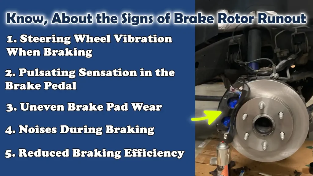 Know, About the Signs of Brake Rotor Runout