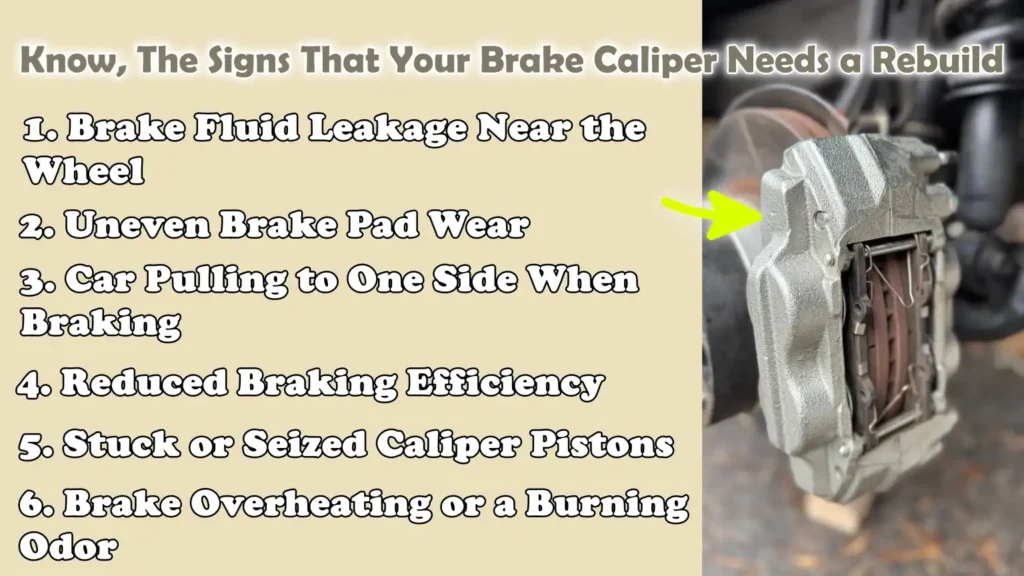 Know, The Signs That Your Brake Caliper Needs a Rebuild