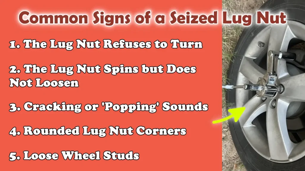 Common Signs of a Seized Lug Nut