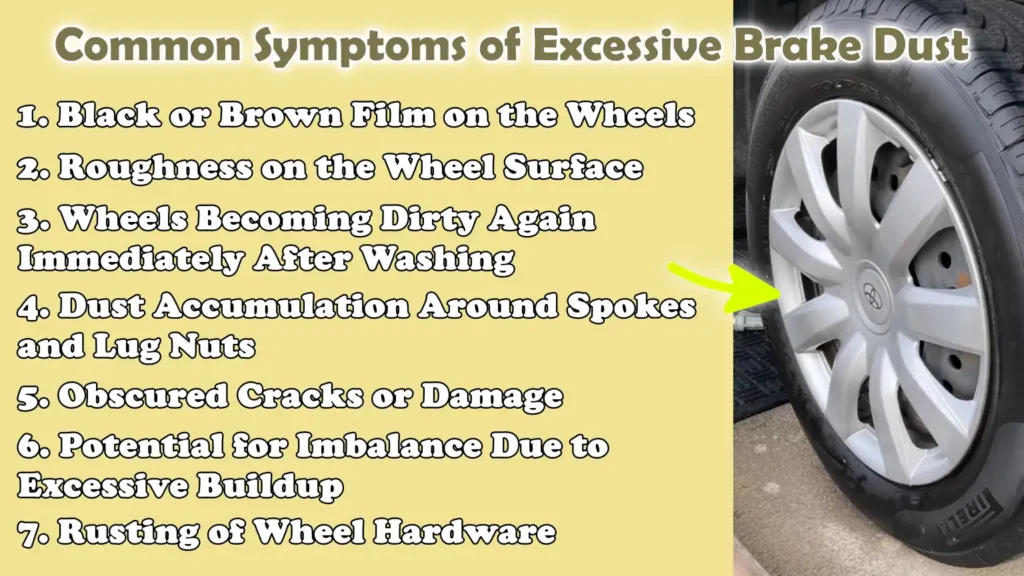 Common Symptoms of Excessive Brake Dust
