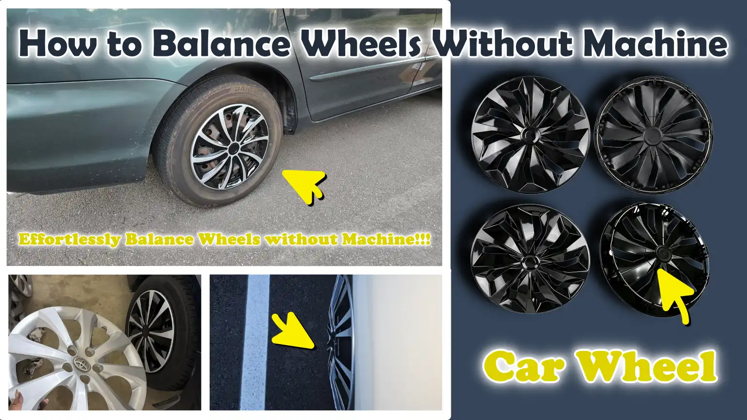 How to Balance Wheels Without Machine