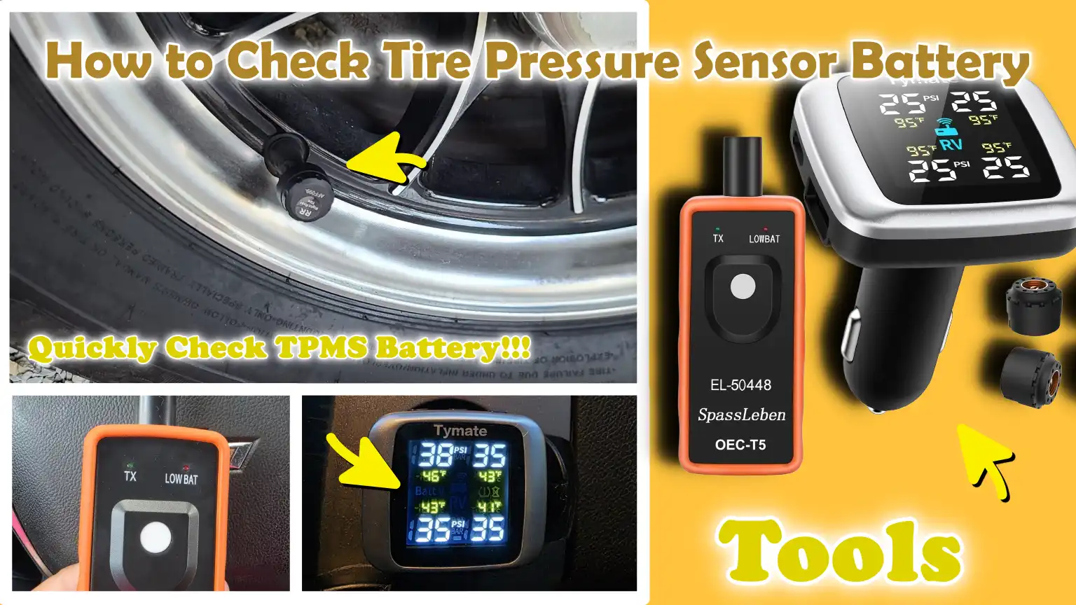 How to Check Tire Pressure Sensor Battery