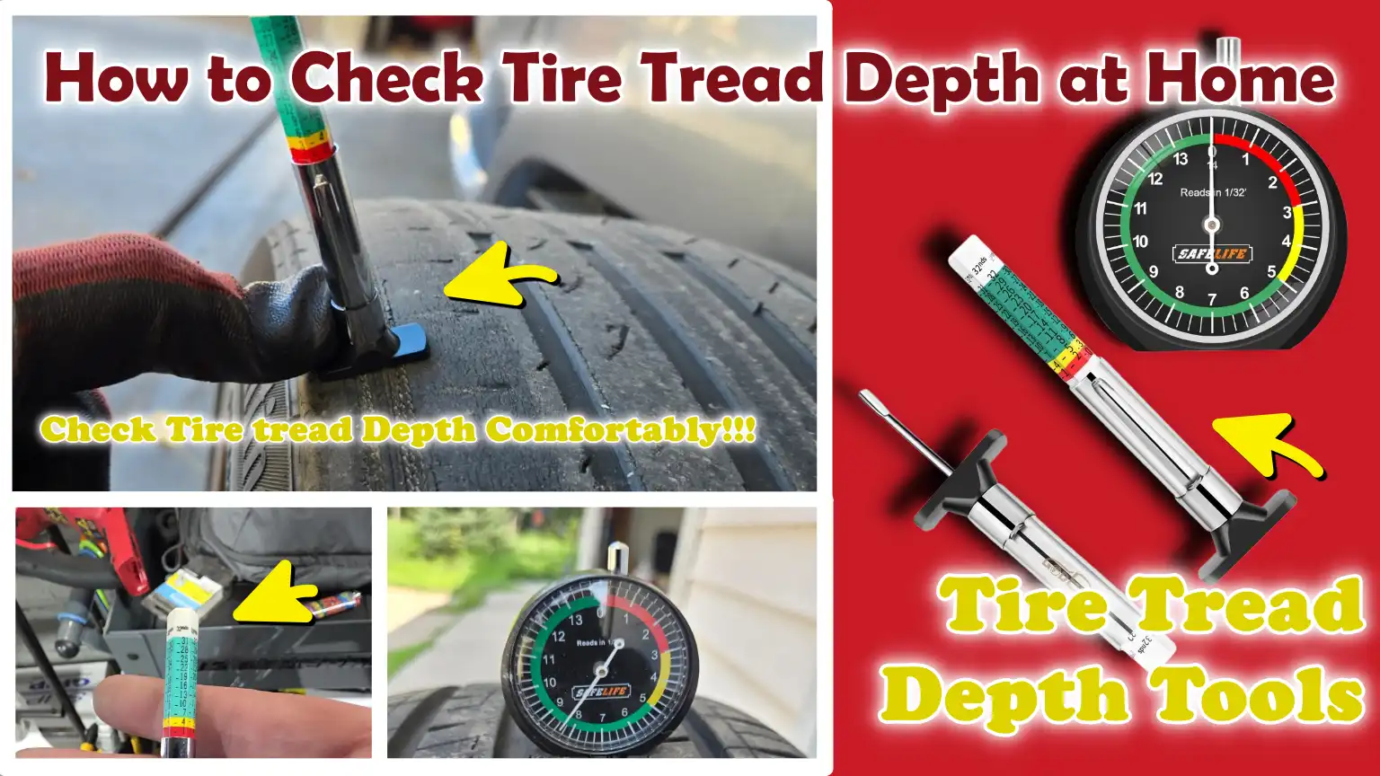 How to Check Tire Tread Depth at Home