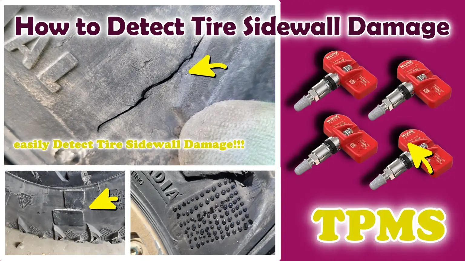 How to Detect Tire Sidewall Damage
