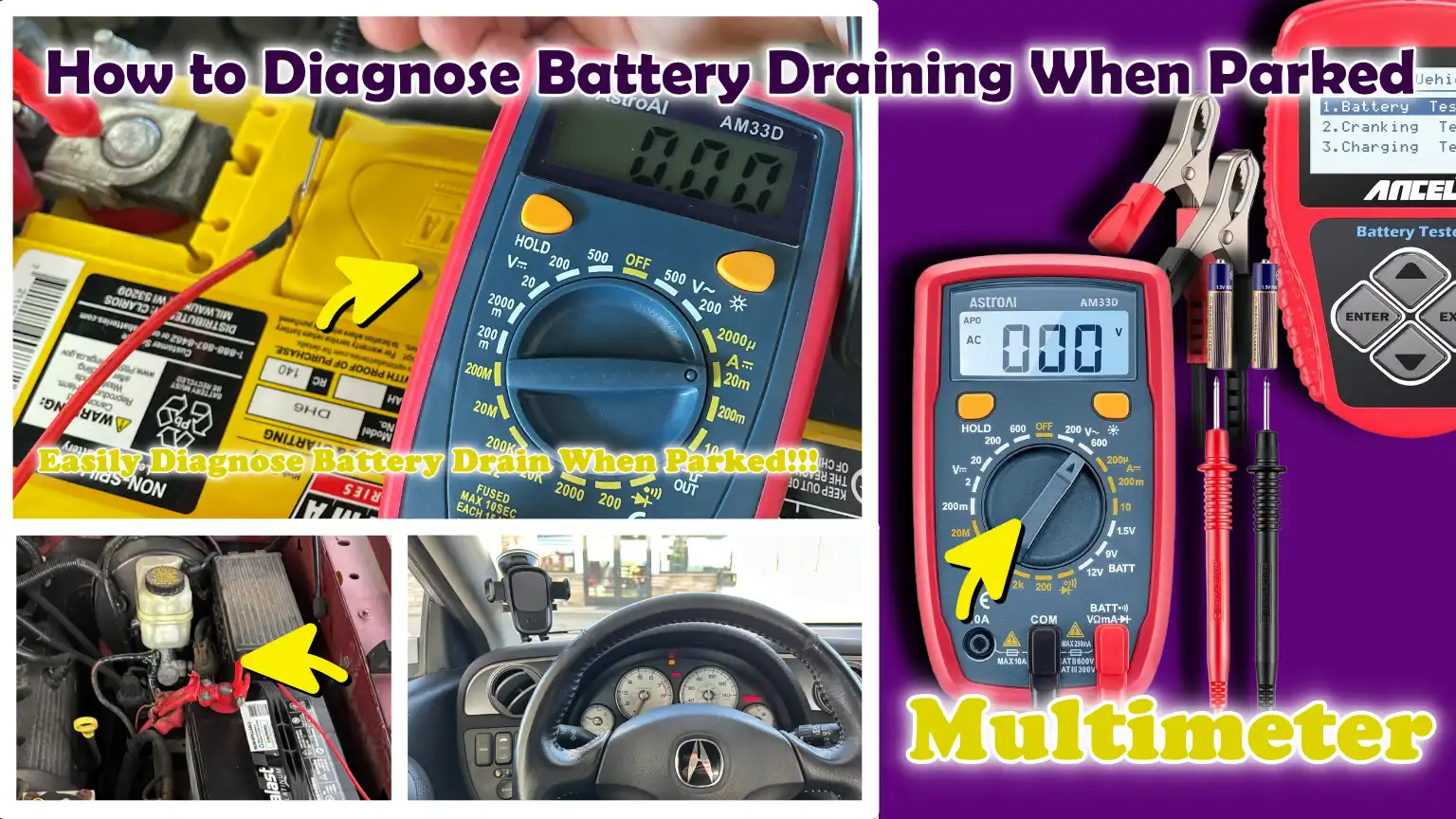 How to Diagnose Battery Draining When Parked