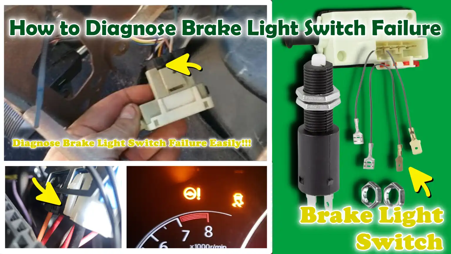How to Diagnose Brake Light Switch Failure