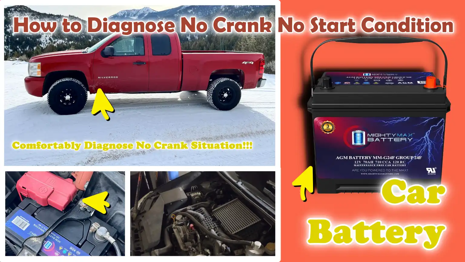 How to Diagnose No Crank No Start Condition