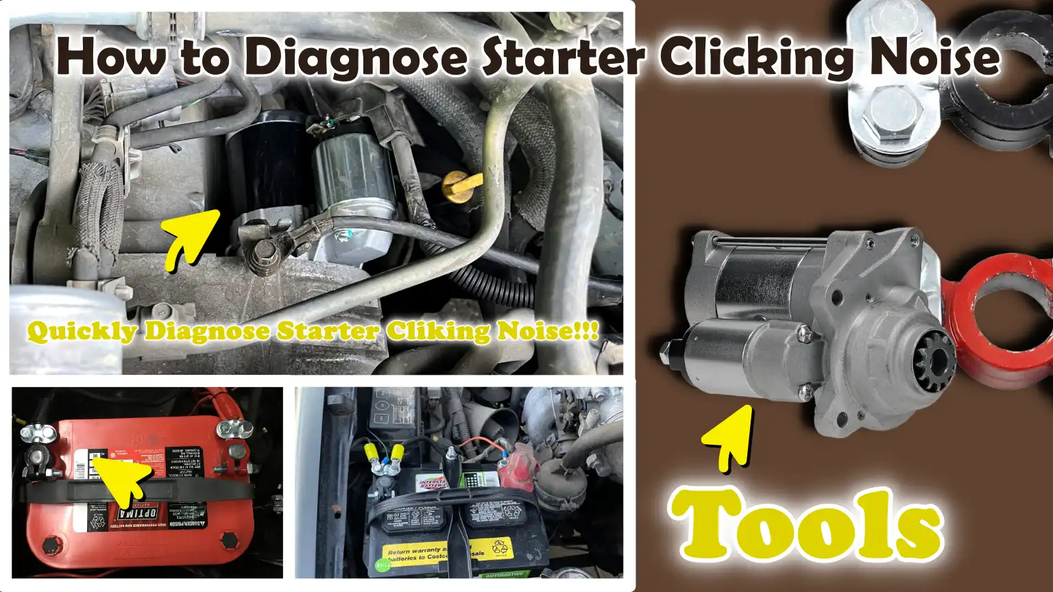 How to Diagnose Starter Clicking Noise
