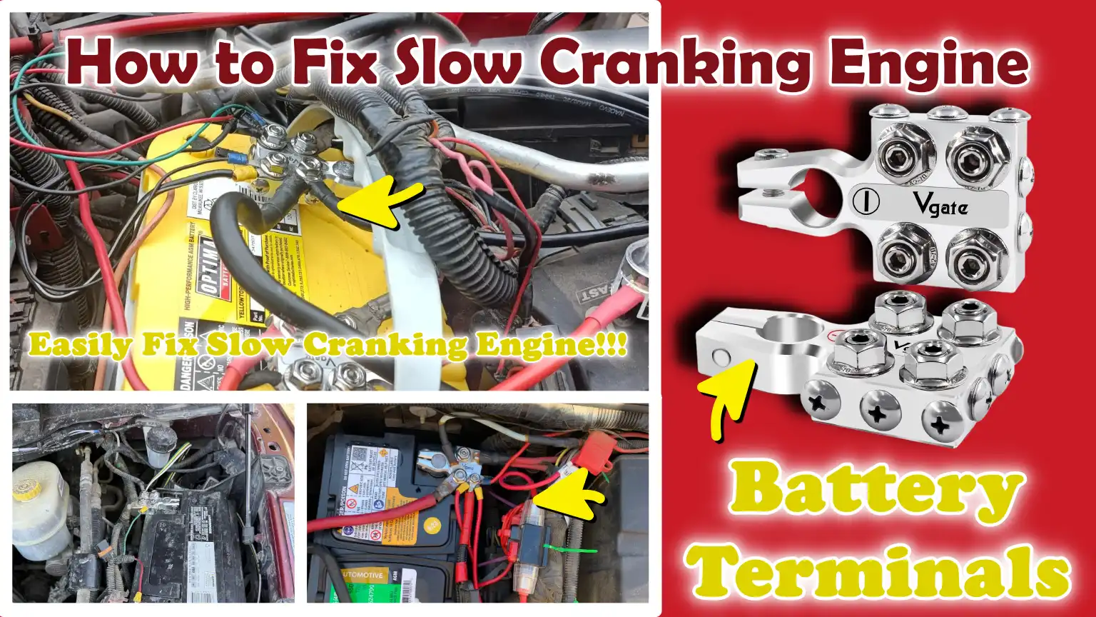 How to Fix Slow Cranking Engine
