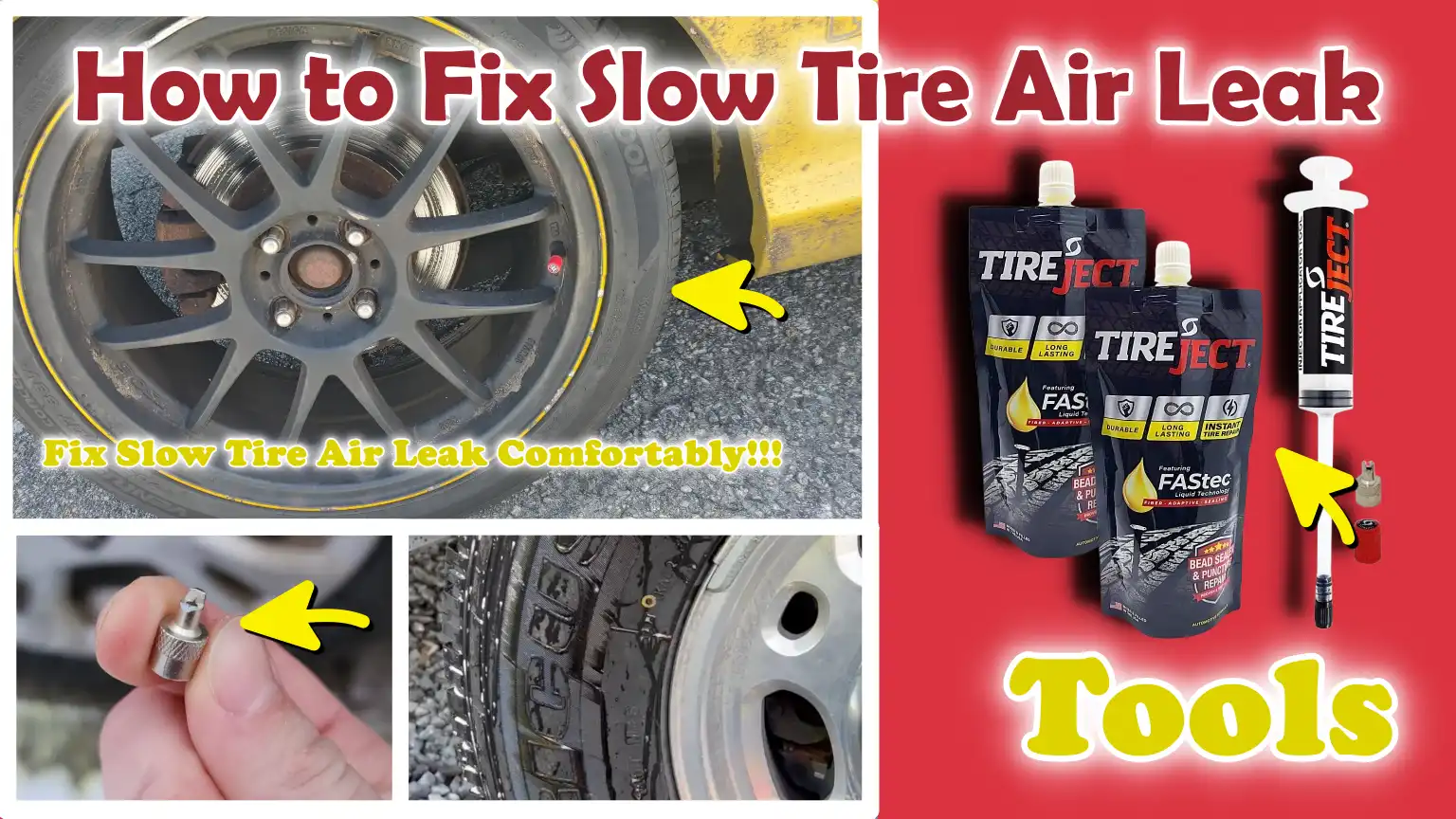 How to Fix Slow Tire Air Leak