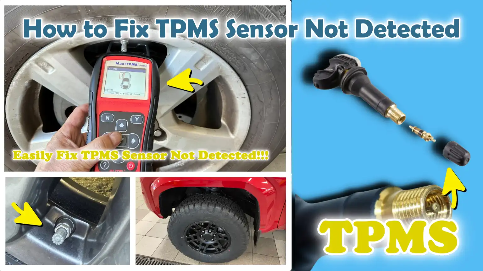 How to Fix TPMS Sensor Not Detected
