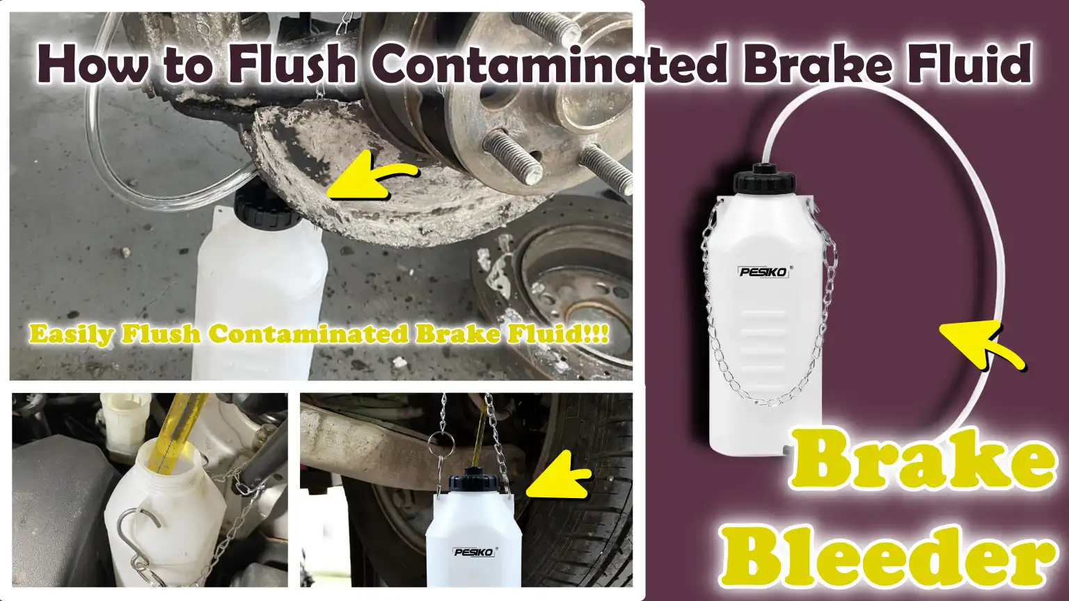 How to Flush Contaminated Brake Fluid