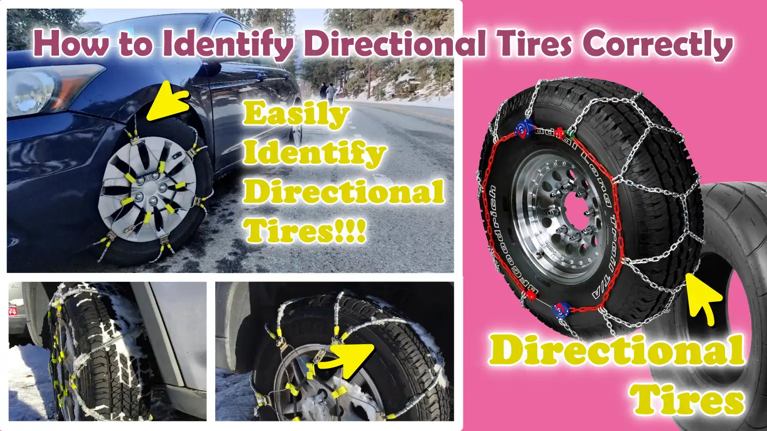 How to Identify Directional Tires Correctly