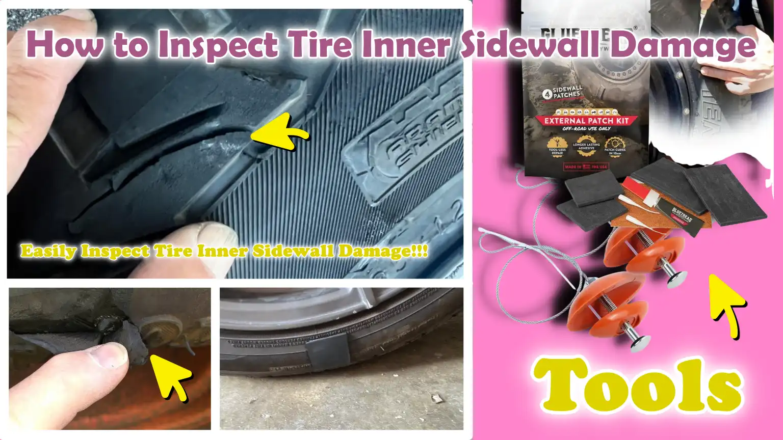 How to Inspect Tire Inner Sidewall Damage