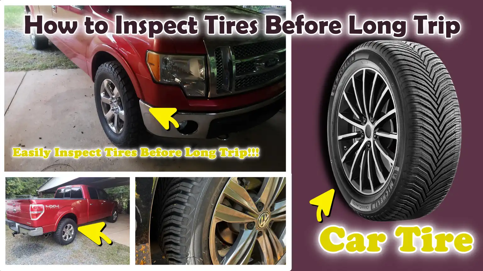 How to Inspect Tires Before Long Trip